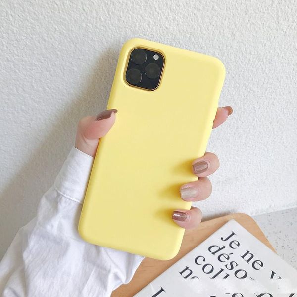 

for iphone11 pro max liquid silicone phone case bumper shockproof full cover with retail packing 2019 dhl