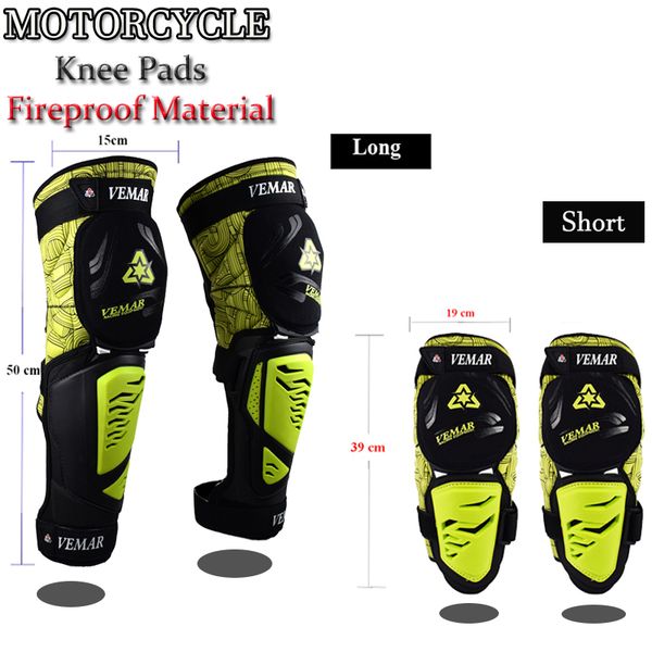 

vemar new fireproof material motorcycle knee pads racing equipment leggings four seasons riding protective gear knee guard adult