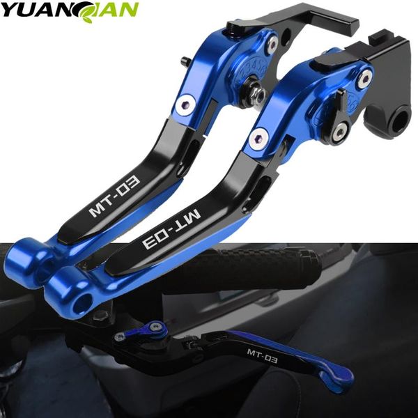 

for mt03 mt-03 mt 03 2020 2020 motorcycle accessories cnc adjustable brake clutch levers handlebar hand grips
