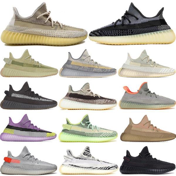 

new kanye west reflective eliada asriel abez israfil oreo sulfer cinder desert sage marsh flax mens running shoes women trainers sneaker