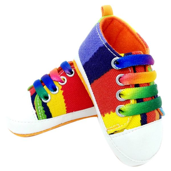 

new colorful canvas classic sports sneakers newborn baby boys girls first walkers shoes infant soft sole anti-slip baby shoes