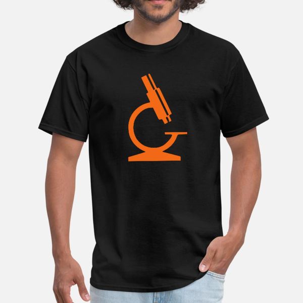 

microscope icon t shirt men printing tee shirt round collar standard fitness funny spring outfit shirt