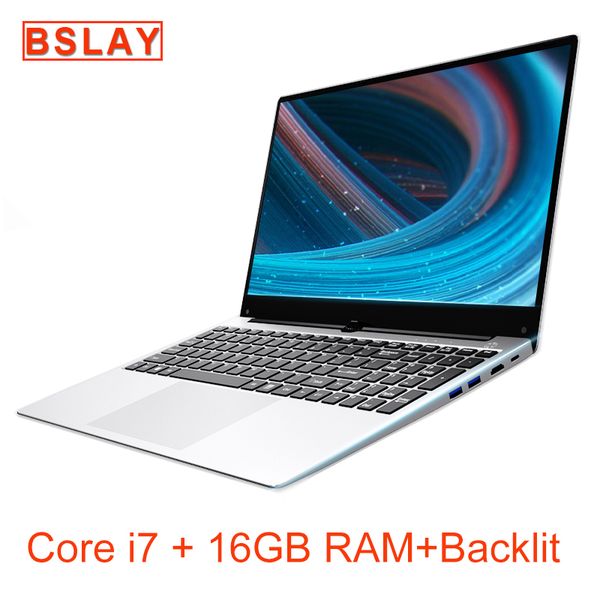 

2020 new arrival 15.6 inch 1920*1080 ips screen core ddr3 16gb 128g/256g/512g/1tb ssd metal backlit windows 10 laptop
