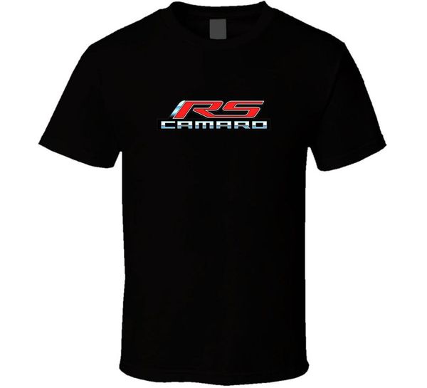 

famous brand design summer new print man cotton fashion rs camaro logo emblem black t shirt - custom shirt family t shirts