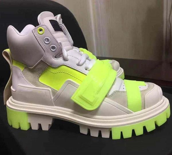 

fashion man women shoes real leather handmade multicolor gradient technical fabric sneakers women casual shoes sh04 dg420 04, Black