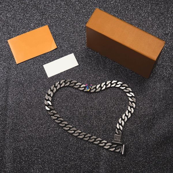 

letter colorful necklace for letter tungsten steel all-match hip hop necklace fashion charm necklace supply, Silver