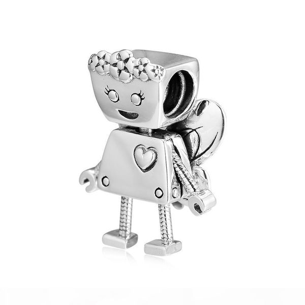 

2019 spring 925 sterling silver jewelry limited edition floral bot charm original beads fits pandora bracelets necklace for women diy making, Bronze;silver