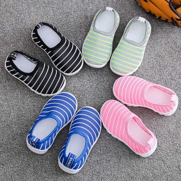 

kids shoes summer air mesh breathable fashion shoes for boys girls children sneakers baby boy girl sandals, Black;red
