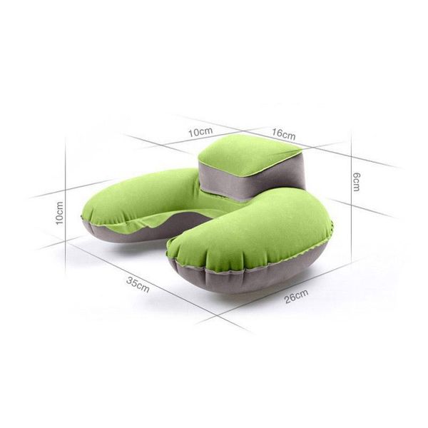 

wholesale- clasical 4 color inflatable travel pillow neck pillow, u shape, infatalbe, easy to carry, good air secure