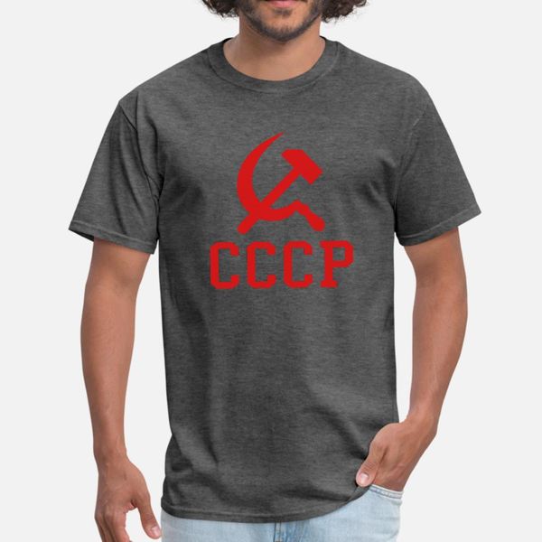 

cccp t shirt men famous tee shirt round neck leisure famous funny summer formal shirt