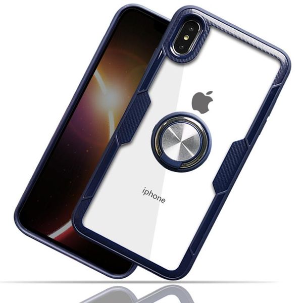 

cgjxsluxury shockproof soft holder case on the for iphone x xr xs max full cover for iphone 6 6s 7 8 plus magnetic ring bracket case