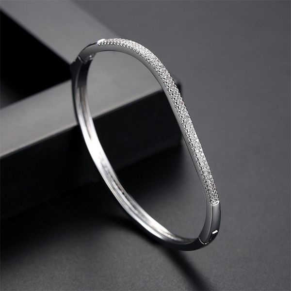 

donia jewelry fashion copper micro-inlaid cubic zircon bracelet bracelet double row cubic zircon ladies wedding gifts, Black