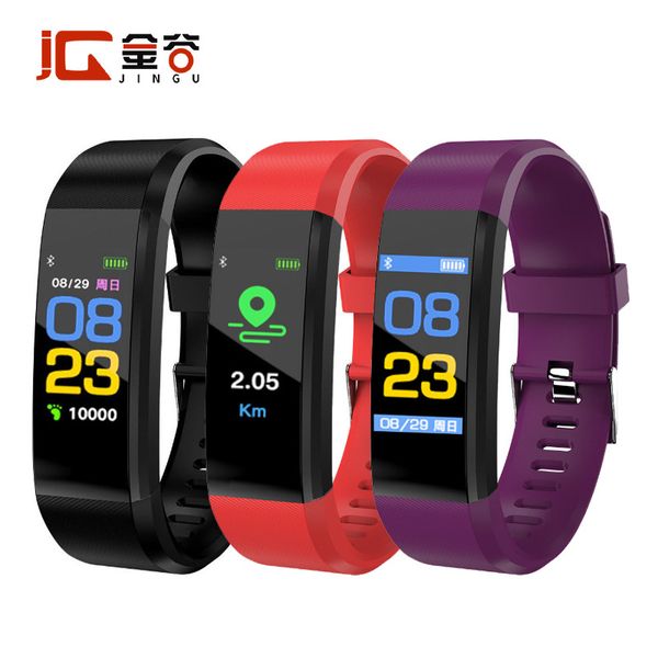 

115plus smart bracelet sports step count bracelet heart rate blood pressure sleep monitoring waterproof color screen
