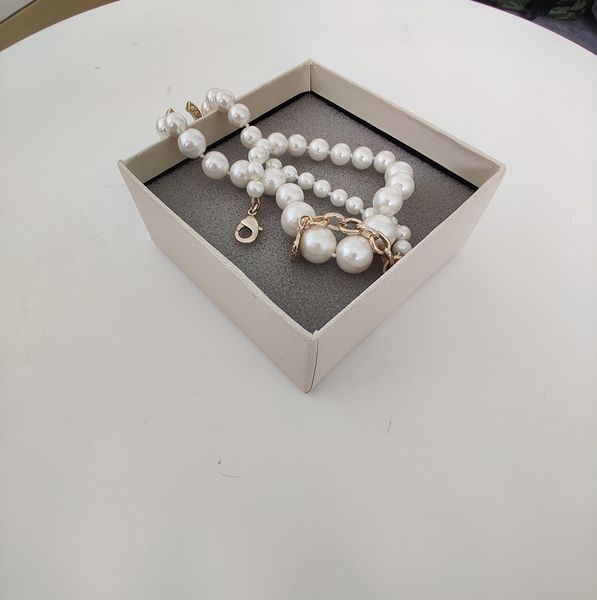

new products chain necklace new product elegant pearl necklace wild fashion woman necklace exquisite jewelry supply, Silver