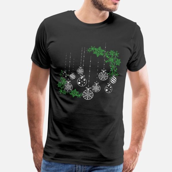 

snowflakes balls christmas decoration gift t shirt men designer short sleeve o neck solid color gift new fashion spring trend shirt