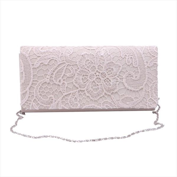 

sell at a loss woman ladies lace floral satin party evening clutch wedding bridal purse bag messenger shoulder
