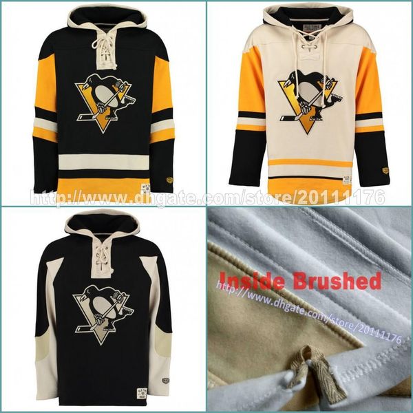 

pittsburgh penguins custom hockey jersey hoodie sittched name number customized jerseys hoodies sweatshirts, Black;red