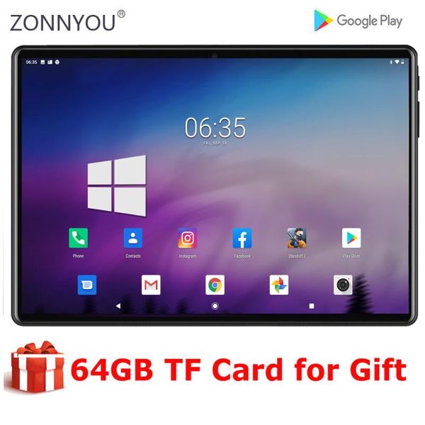 

10 inch tablet dual sim 4g lte phone call tablets octa core 4gb ram 64gb rom wifi gps 10.1 ips fhd screen tablet pc with gifts