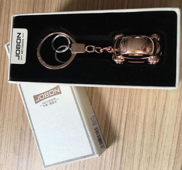 

car key chain men and women couple keychains bag pendant car key ring 3d auto chain ring party gift jewelry05, Silver