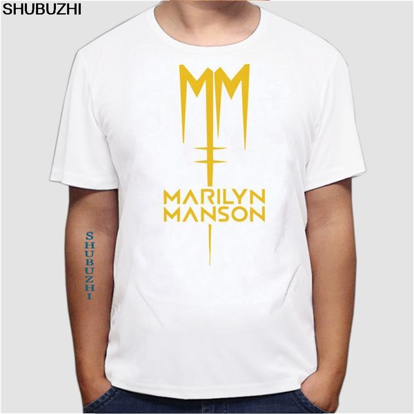 

classic marilyn manson rock t shirt mens men tshirt short sleeve cotton casual t-shirt tee camisetas hombre euro size