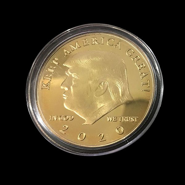 

commemorative coin gift zinc alloy donald trump art collection double sided