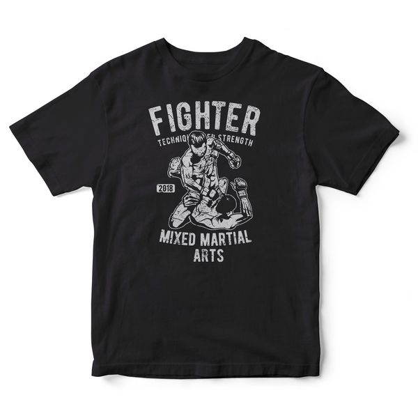 

2019 new arrival men's fashion fighter box mens t shirt tee fighter combat t-shirt s-2xl new print t shirts