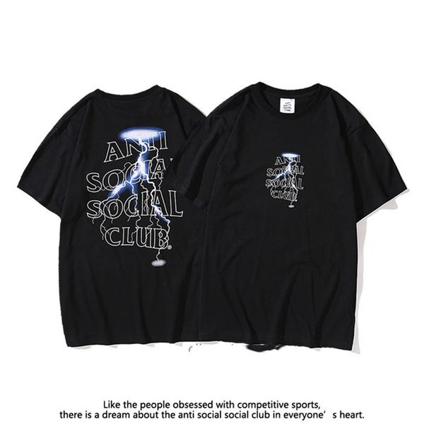 

new men's and women's t-shirts high-quality short sleeves white tide letter print hip hop sports casual with label, White;black