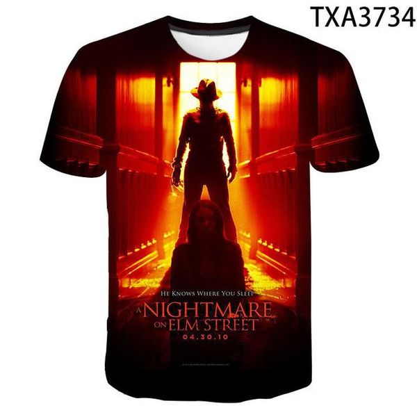 

summer freddy krueger jason and michael myers halloween 3d terror 3d print shirts comics comics funny men clothing