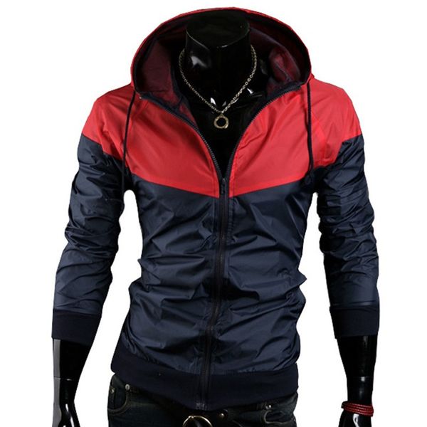 

2020 stylish fashion jacket coats, men causal hooded jacket,men thin windbreaker zipper coats outwear, Black;brown