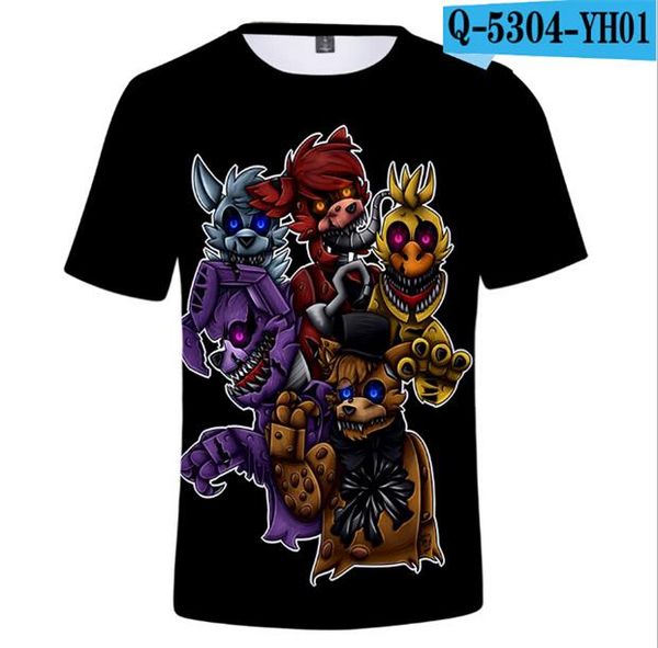 

five nights at freddys for boys school boys fnaf for teen 3d print shirts hippie harajuku hentai men clothing