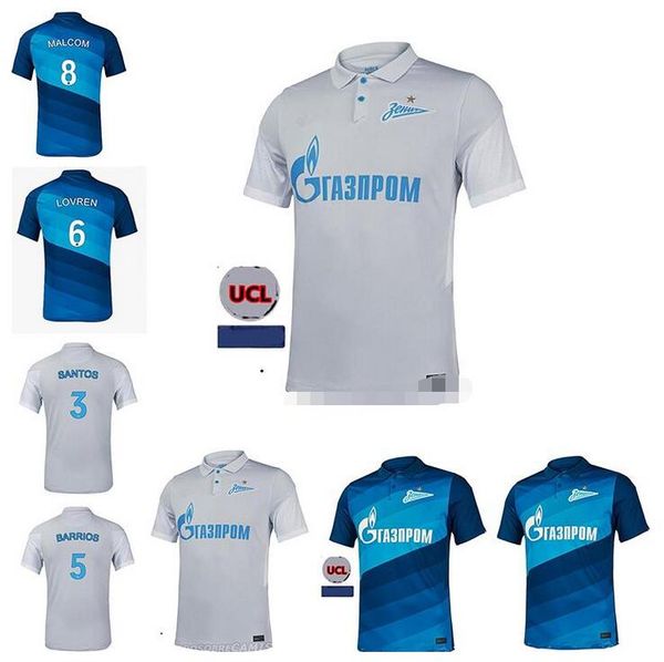 

зенит джерси рубашка футбол фк санкт-петербург главного 2019 2020 azmoun maillots малкольм driussi артем дзюба барриос сардар кузяев, Black;gray
