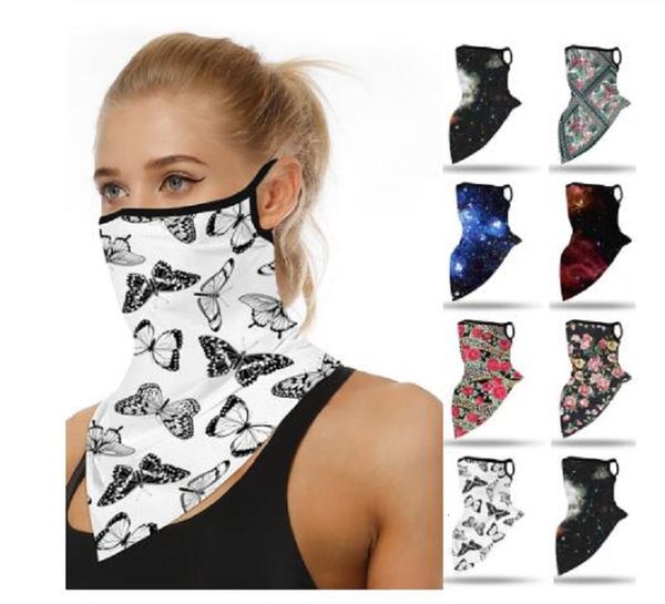 

bandana 40# outdoor face print masks seamless ear dustproof sports scarf neck tube face dust riding cycling