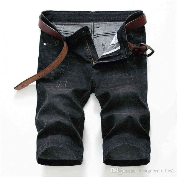 

skinny holes black grey mens stretch jeans fashion mens apparel designer mens straight jean shorts summer, White;black