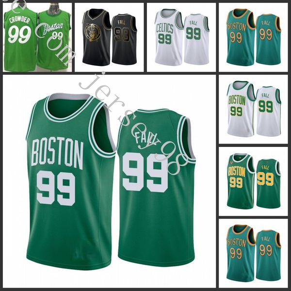 

bostoncelticsmen green # 99tacko fall белые мужчины красный джерси, Black