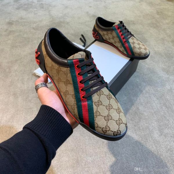 

2020luxury designer, fashionable men's low-shoes, comfortable and breathable, quality assuranceas, Red;white