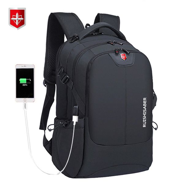 

nylon school backpack, men's