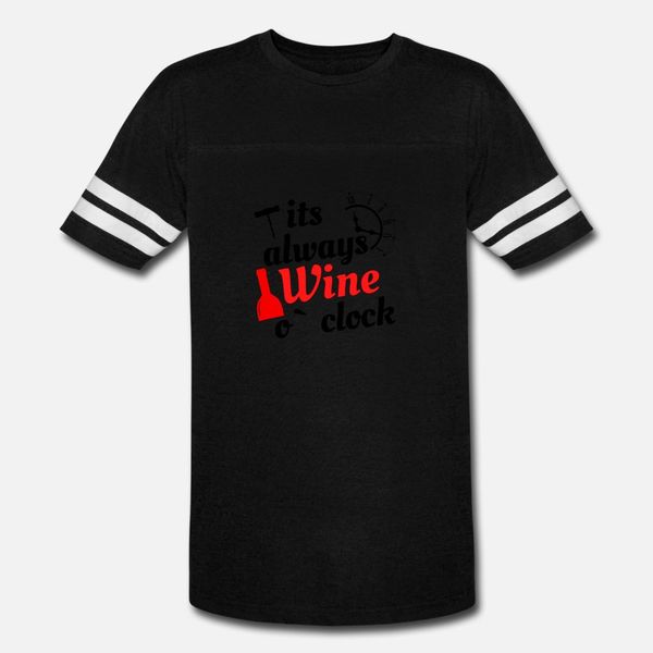 

its always wine o clock t shirt men design tee shirt s-3xl male interesting breathable summer cool shirt