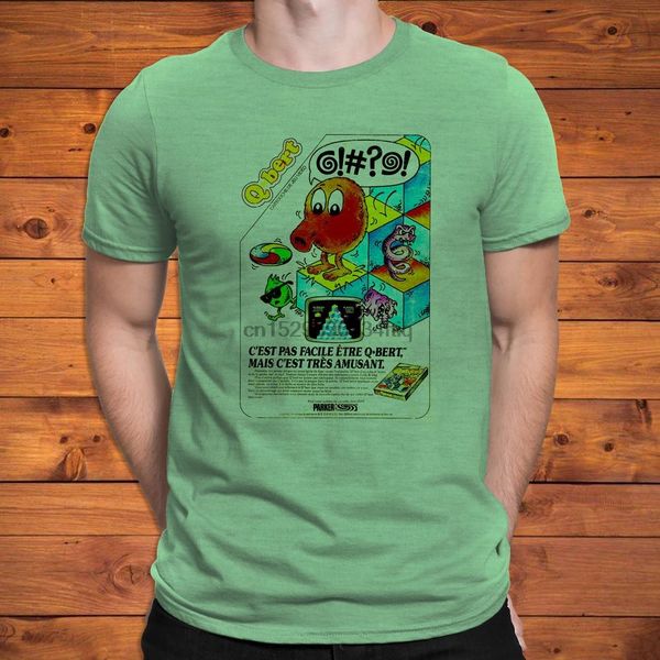 

q bert arcade game tee