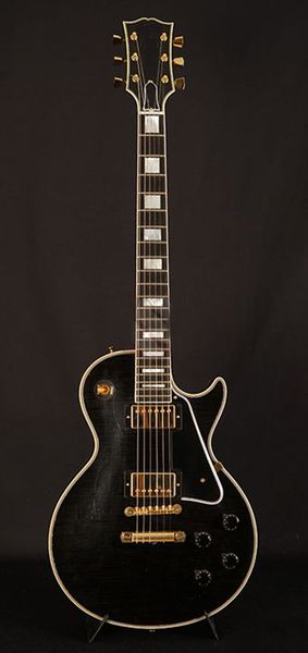 

quality electric guitar custom black aged/relic guitars