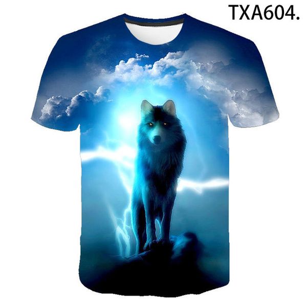 

wolf 3d boy girl printed cool 3d print shirts humor funny anime men clothing