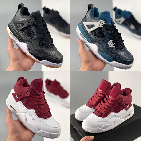 

new jumpman 4s 4 iv mens basketball shoes red bred white green laser black gum sports sneakers trainers outdoor athletics des chaussures