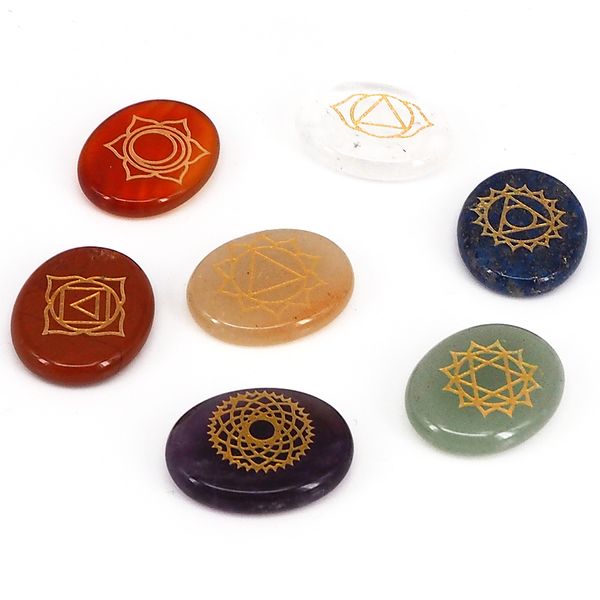 

crystal healing energy balance stones exquisite holistic symbol seven chakra
