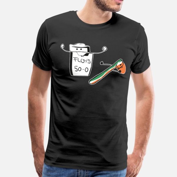 

floyd 50 0 undefeated t shirt men customize tee shirt euro size s-3xl solid color crazy authentic summer original shirt