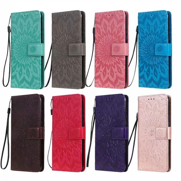 

cgjxsfor iphone 11 5 .8 6 .1 6 .5inch 2019 imprint leather wallet case for samsung note 10 pro a80 a10e butterfly flower cat holder card slo
