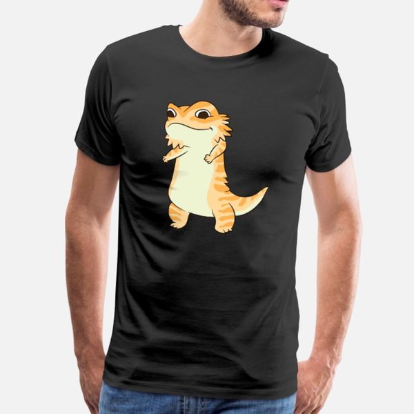 

reptile flossing bearded dragon gift t shirt men printing short sleeve s-3xl unique gift funny spring autumn slim shirt