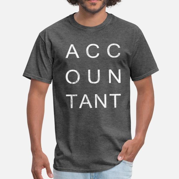 

the accountant t shirt men designer tee shirt s-3xl kawaii fit comfortable spring letters shirt