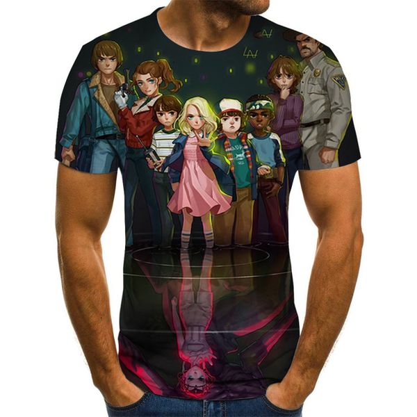 

3d compression party 3d print shirts kawaii anime comics men clothing