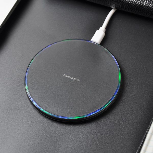

kd-19 for iphone 11 pro xs max 10w fast wireless charger pad led quick charging wireless charger for samsung s10 note9 for huawei