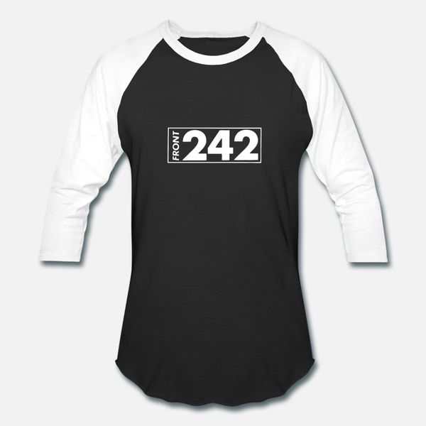 

front 242 logo t shirt men design cotton euro size s-3xl letters fitness funny casual spring novelty shirt