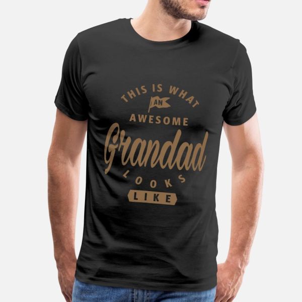 

awesome grandad t shirt men personalized short sleeve s-xxxl solid color cute casual summer style cool shirt